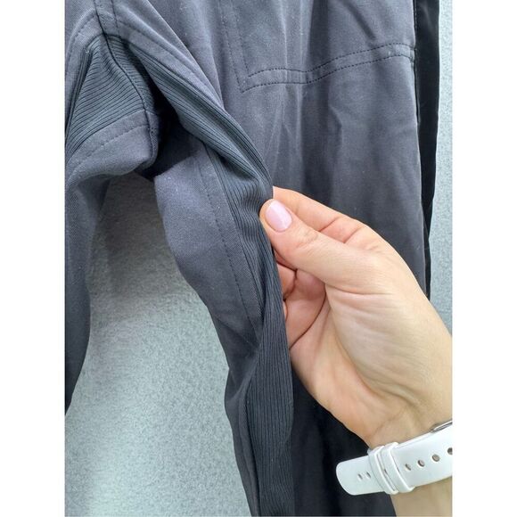 ATHLETA Venice Black Velvet Stripe Jogger Pants Size S - Picture 11 of 11